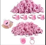 Πλαστικά δαχτυλίδια τοποθέτησης κόλλας Extension Lash tools