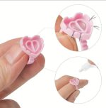 Πλαστικά δαχτυλίδια τοποθέτησης κόλλας Extension Lash tools - Image 3
